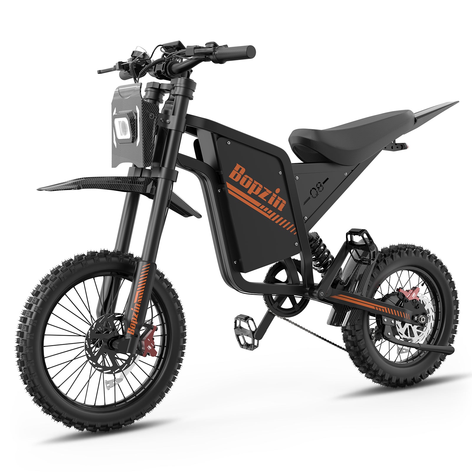 Bopzin Q8 60V 3000W 14"/12" Knobby Tires Fat Tire Ebike