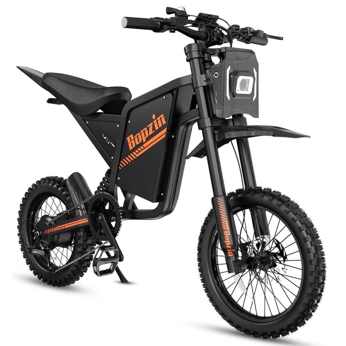 Peak 2600W 38Mph Electric Dirt Bike, 60V/23Ah,37-100 Miles Electric Motorcycle for Adults,14"/12" Tires,Anti-Theft,cTUVus Certified