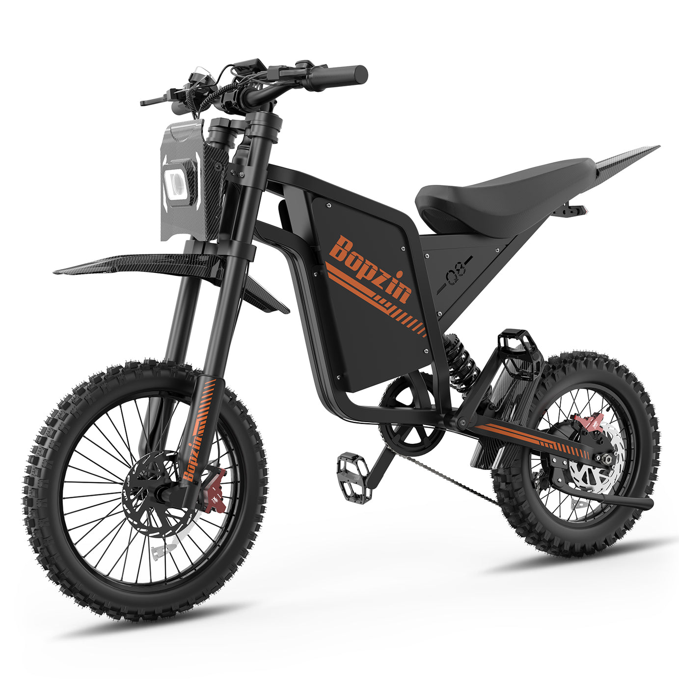Bopzin Q8 60V 3000W 14"/12" Knobby Tires Fat Tire Ebike