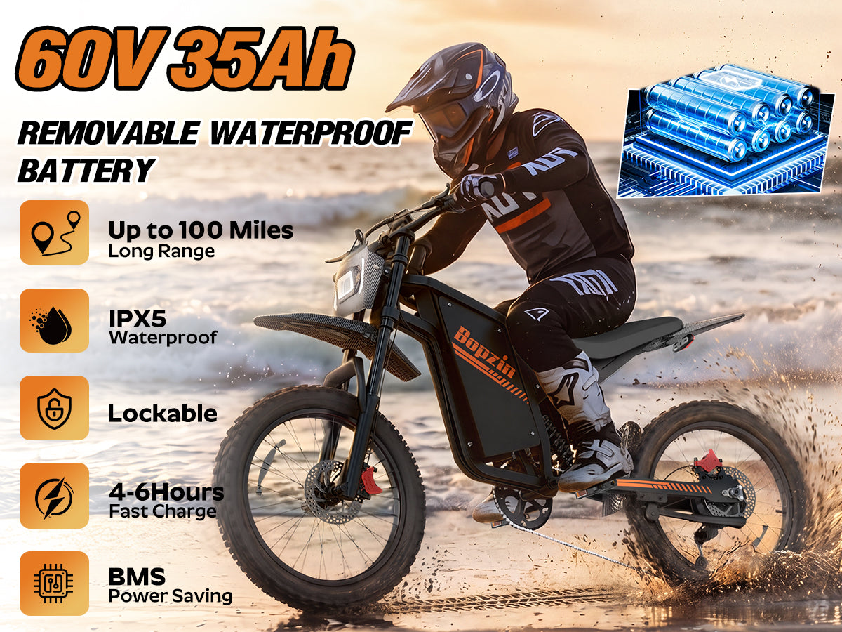 Bopzin Q8MINI 3000W 60V25AH Tires Fat Tire Ebike