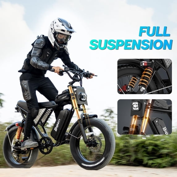 750W 28Mph Electric Bike for Adults,48V 25Ah Max 90 Miles App Electric Bicycle,20’’ Fat Tire,Disc Brakes Mountain Bike,TUV Rheinland Certified,Class 3