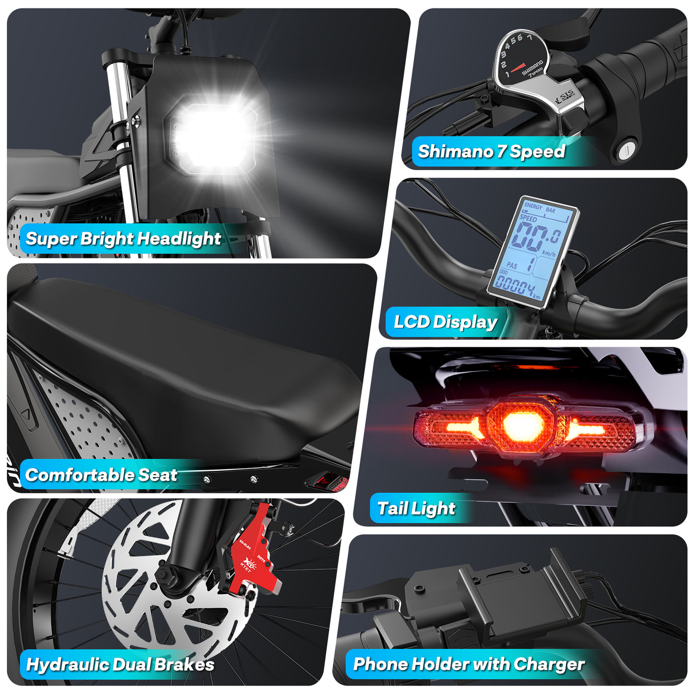 Bopzin  M22 1500W Fat Tire Electric Motorcycles