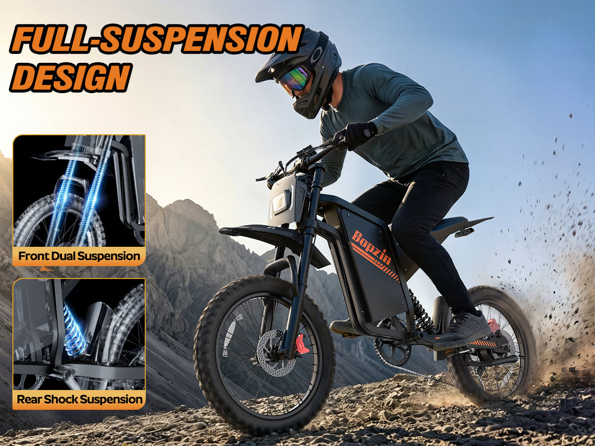 Bopzin Q8MINI 3000W 60V25AH Tires Fat Tire Ebike