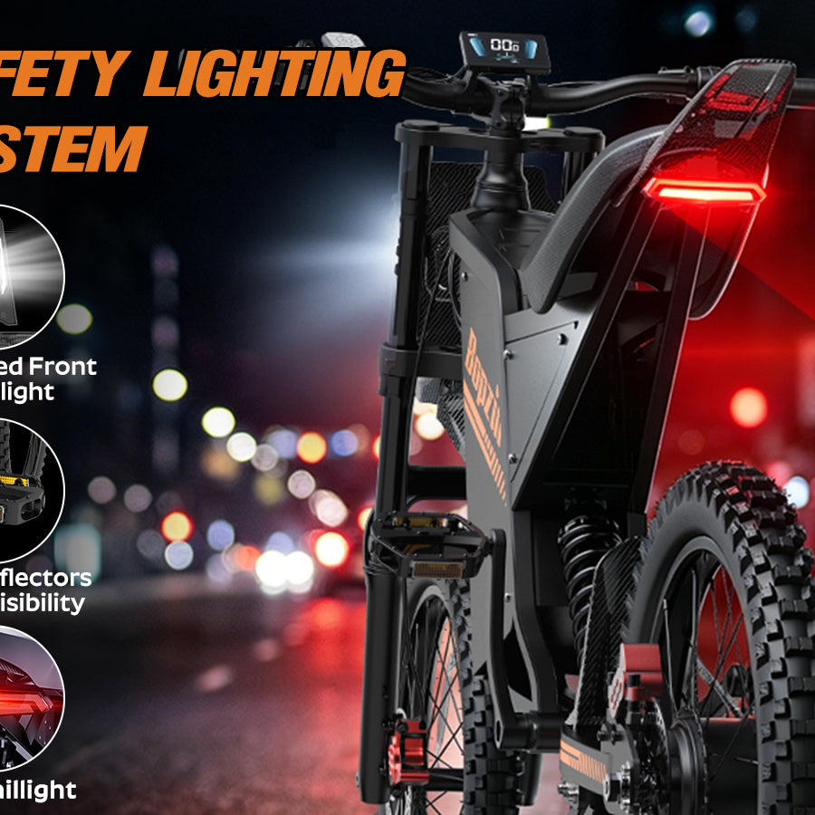 Bopzin Q8MINI 3000W 60V25AH Tires Fat Tire Ebike