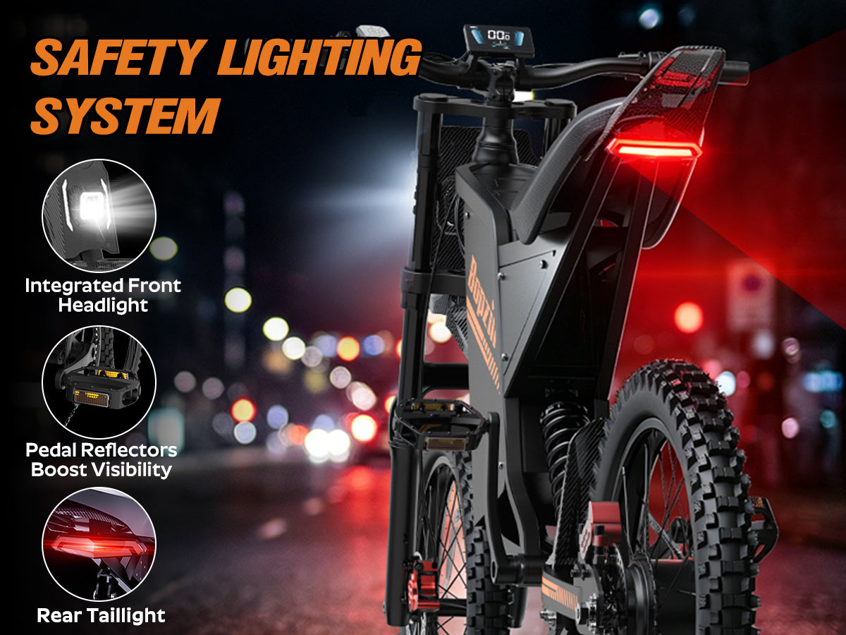 Bopzin Q8MINI 3000W 60V25AH Tires Fat Tire Ebike